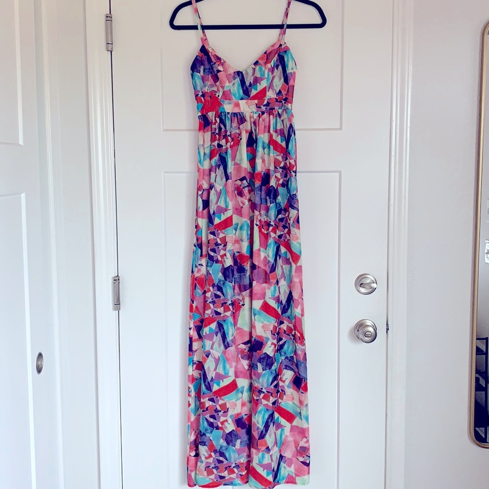 Felicity & Coco Colorful Summer Maxi Dress